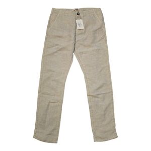 Luca Faloni 100% Linen Pants Mens Size 32 UK